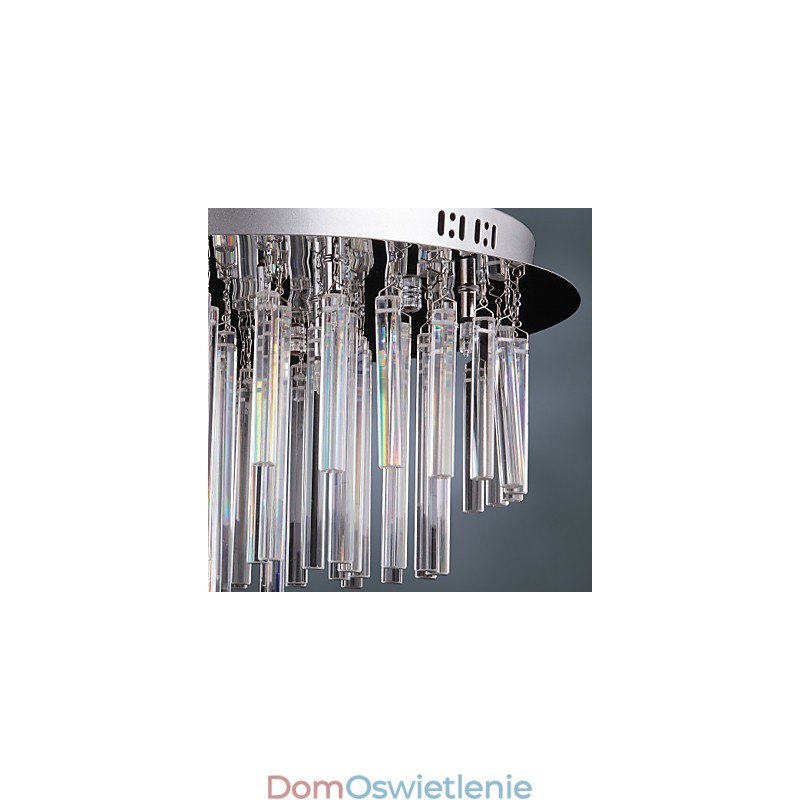 Nowoczesny kryształowy żyrandol z 12 światłami