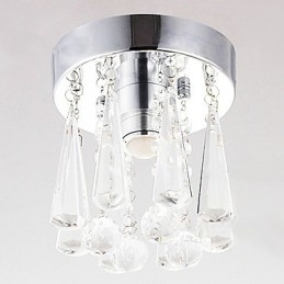 1 lampa półpłaska w krysztale