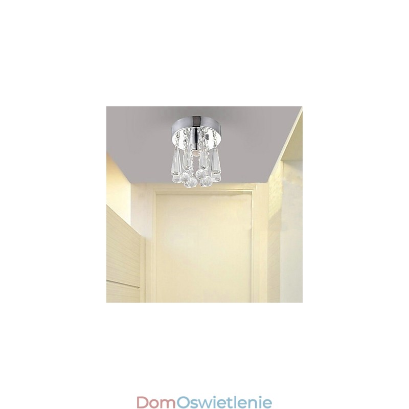 1 lampa półpłaska w krysztale