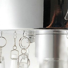 1 lampa półpłaska w krysztale
