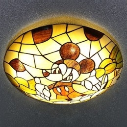 Śródziemnomorska kopuła świetlna Sweet Children Mickey Mouse kopuła świetlna 40 cm średnicy