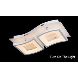 Nowoczesny żyrandol kwadratowy