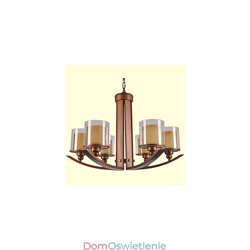 Tradycyjny Klasyczny Styl Retro Mini Malowanie Metalowego Żyrandola