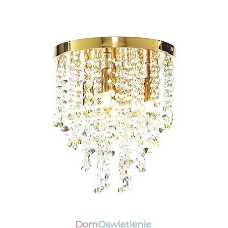 Nowoczesna lampa kryształowa półpłaska z 4 światłami (gniazdo żarówki G9) Nowoczesna lampa kryształowa półpłaska z 4 światłami (gniazdo żarówki G9)