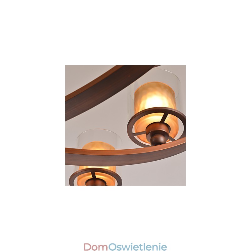 Tradycyjny Klasyczny Styl Retro Mini Malowanie Metalowego Żyrandola