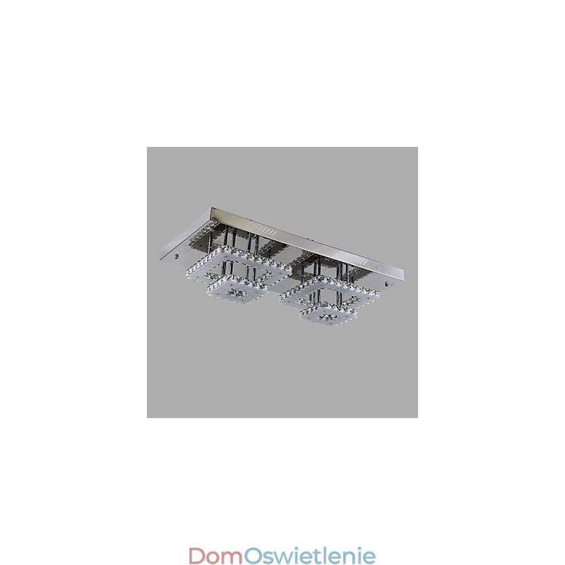 Nowoczesny współczesny kryształowy chromowany metalowy uchwyt ścienny