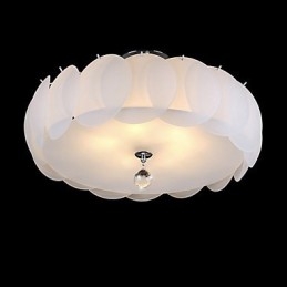 5-punktowy szklany żyrandol nowoczesna lampa wisząca rodzina