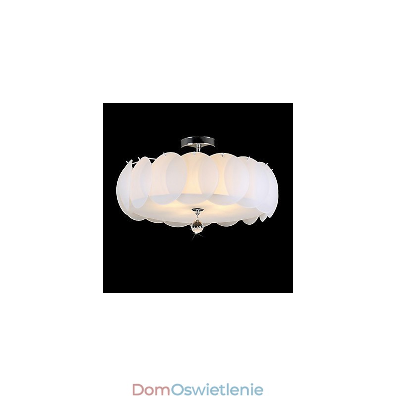 5-punktowy szklany żyrandol nowoczesna lampa wisząca rodzina