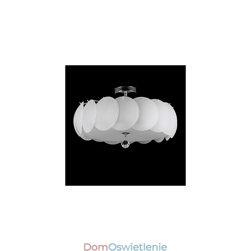 5-punktowy szklany żyrandol nowoczesna lampa wisząca rodzina