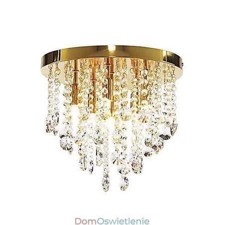 Nowoczesna lampa kryształowa półpłaska z 6 światłami (gniazdo żarówki G9) Nowoczesna lampa kryształowa półpłaska z 6 światłami (gniazdo żarówki G9)
