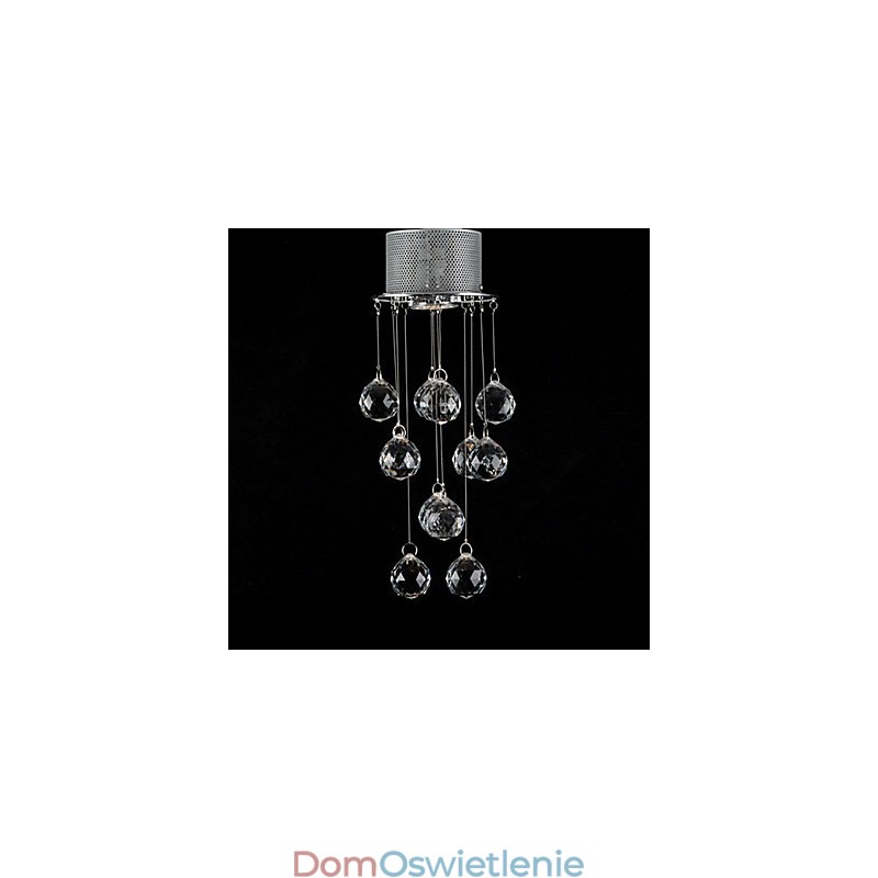Nowoczesna kryształowa lampa sufitowa