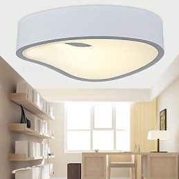 Lampy wiszące 1 światło nowoczesne białe metal i akryl