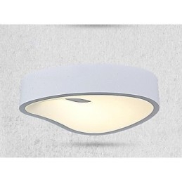 Lampy wiszące 1 światło nowoczesne białe metal i akryl