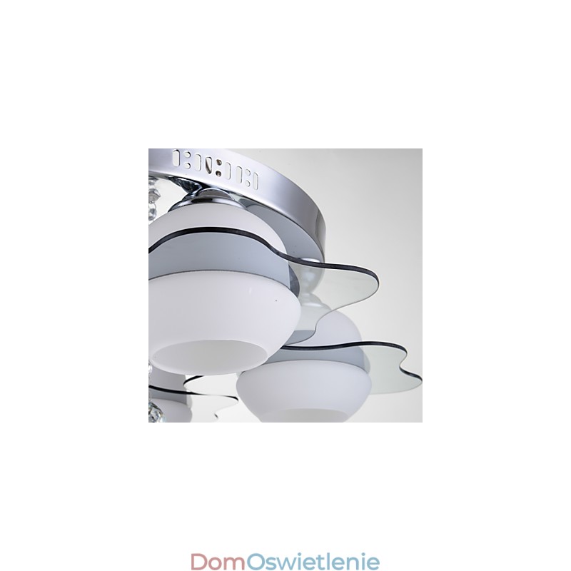 Nowoczesna lampa sufitowa, montaż na płasko, 3 światła, współczesny metal