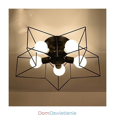 Krótkie pięcioramienne oświetlenie gwiazdy spersonalizowane nowoczesne oświetlenie sufitowe lampy do domów dla dzieci Krótkie pięcioramienne oświetlenie gwiazdy spersonalizowane nowoczesne oświetlenie sufitowe lampy do domów dla dzieci