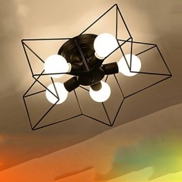 Krótkie pięcioramienne oświetlenie gwiazdy spersonalizowane nowoczesne oświetlenie sufitowe lampy do domów dla dzieci