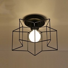 Krótkie pięcioramienne oświetlenie gwiazdy spersonalizowane nowoczesne oświetlenie sufitowe lampy do domów dla dzieci