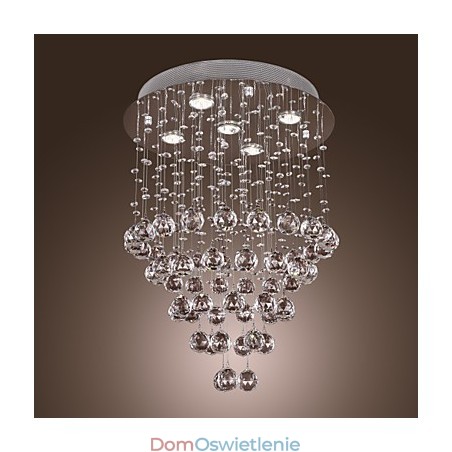 Żyrandol kryształowy z 5 światłami (K9 Crystal)