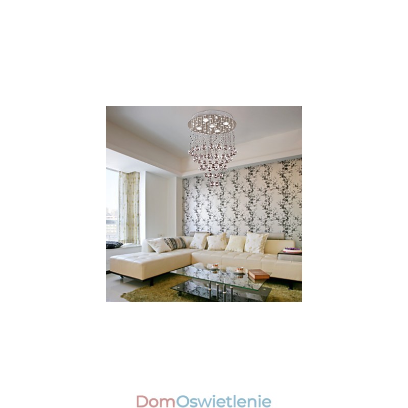 Żyrandol kryształowy z 5 światłami (K9 Crystal)