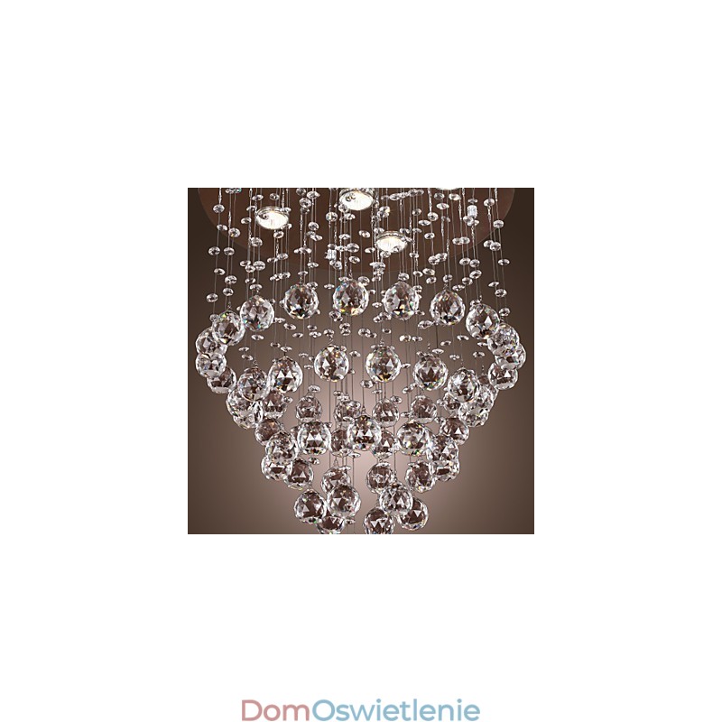 Żyrandol kryształowy z 5 światłami (K9 Crystal)