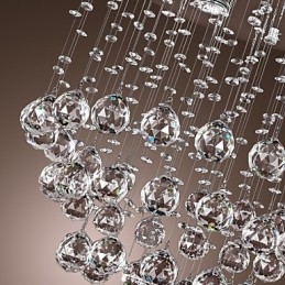 Żyrandol kryształowy z 5 światłami (K9 Crystal)