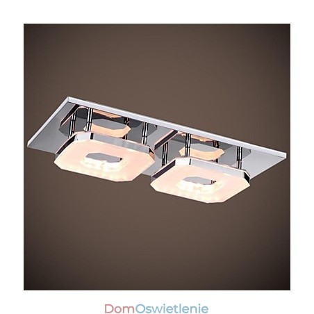 16W Akrylowa lampa podtynkowa 2 światła Nowoczesna galwanizacja akrylowa Stal nierdzewna 16W Akrylowa lampa podtynkowa 2 światła Nowoczesna galwanizacja akrylowa Stal nierdzewna