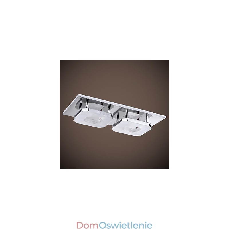 16W Akrylowa lampa podtynkowa 2 światła Nowoczesna galwanizacja akrylowa Stal nierdzewna