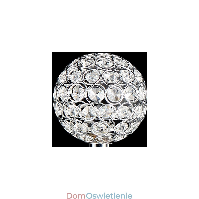 Nowoczesny współczesny kryształowy chromowany metalowy uchwyt ścienny