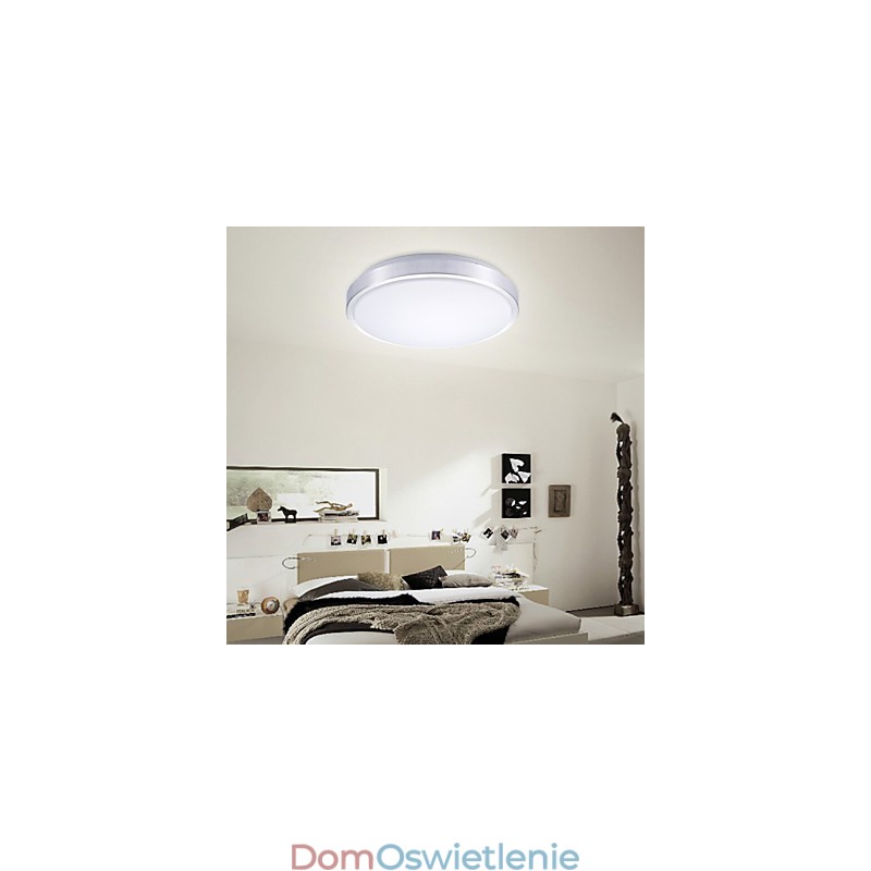 Oświetlenie montowane na płasko, lampa siedząca, okrągła, prosta, nowoczesna, średnica 41 cm