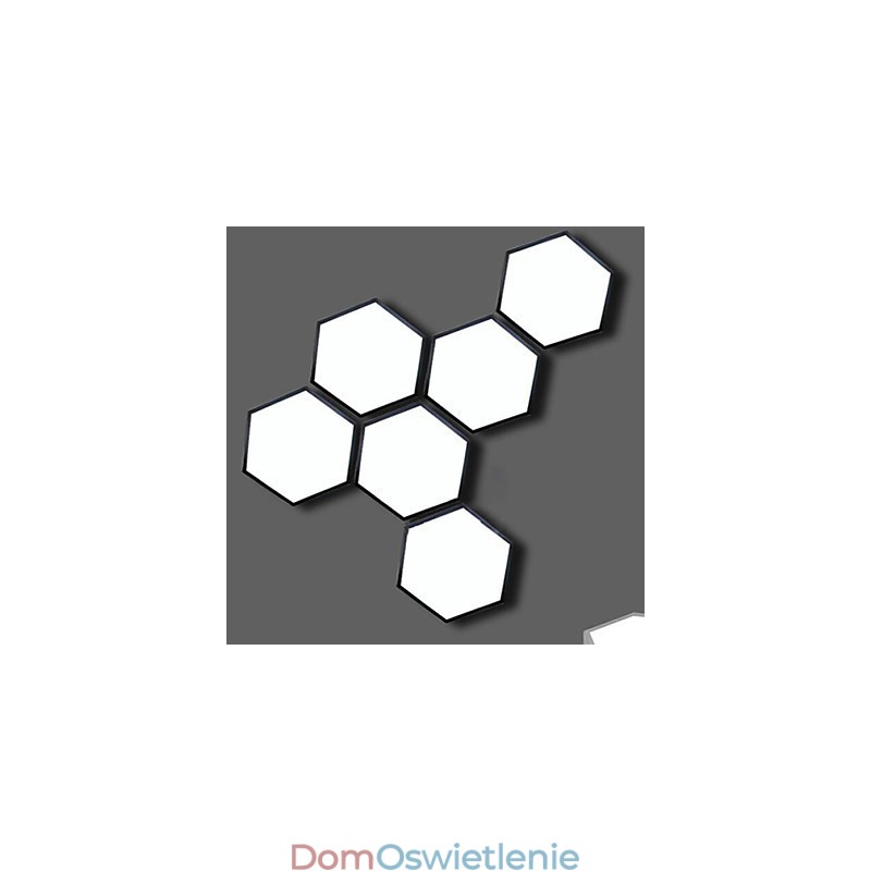 Absorbuj światło kopuły sześciokątne światła geometryczne lampy