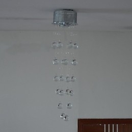 Luksusowa lampa kryształowa