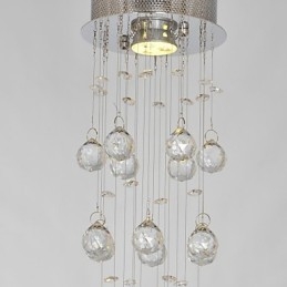 Luksusowa lampa kryształowa
