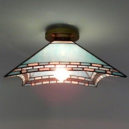 29,5 cm Śródziemnomorski ganek Jaskółczy ogon do pochłaniania światła kopuły lampy