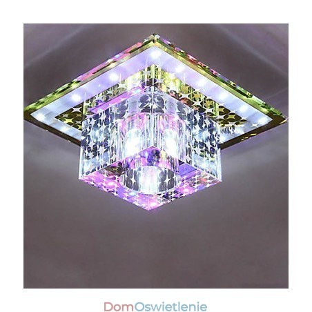 Kryształowa lampa sufitowa SMD 3W Kreatywna lampa tuba świetlna Kolorowa kopuła świetlna Kryształowa lampa sufitowa SMD 3W Kreatywna lampa tuba świetlna Kolorowa kopuła świetlna