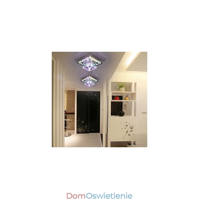 Kryształowa lampa sufitowa SMD 3W Kreatywna lampa tuba świetlna Kolorowa kopuła świetlna