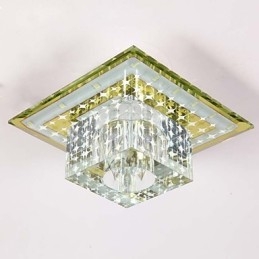 Kryształowa lampa sufitowa SMD 3W Kreatywna lampa tuba świetlna Kolorowa kopuła świetlna