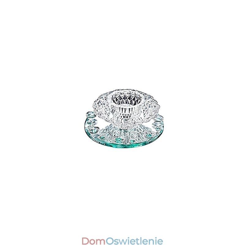 Nowoczesny współczesny kryształowy mini styl chromowany metalowy montaż podtynkowy