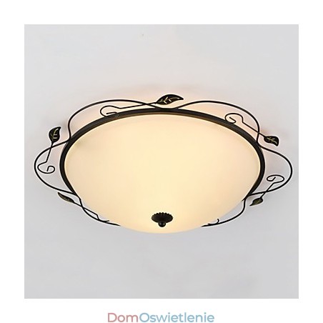 32CM Europa Typ Styl Wiejski Klasyczny Absorbujący Światło Kopuły Lampy