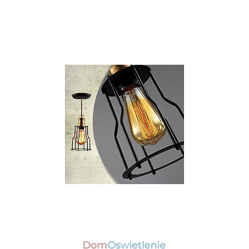 Montaż na równi Tradycyjny Klasyczny Rustykalny Domek Vintage Retro Wiejski Metal