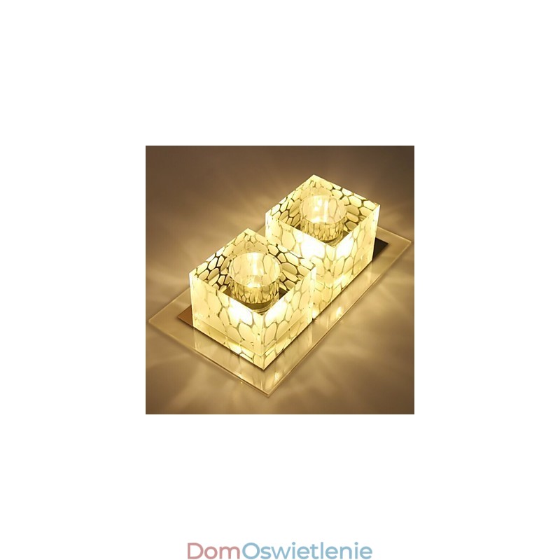 27*15*5CM Kryształowa lampa sufitowa Reflektor SMD 6W Kreatywna lampa świetlna Kolorowa kolorowa kopuła świetlna