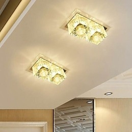 27*15*5CM Kryształowa lampa sufitowa Reflektor SMD 6W Kreatywna lampa świetlna Kolorowa kolorowa kopuła świetlna