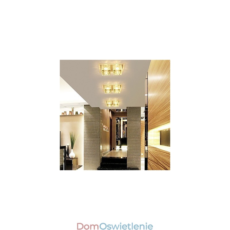 27*15*5CM Kryształowa lampa sufitowa Reflektor SMD 6W Kreatywna lampa świetlna Kolorowa kolorowa kopuła świetlna
