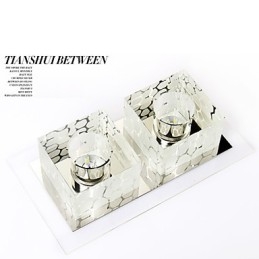 27*15*5CM Kryształowa lampa sufitowa Reflektor SMD 6W Kreatywna lampa świetlna Kolorowa kolorowa kopuła świetlna