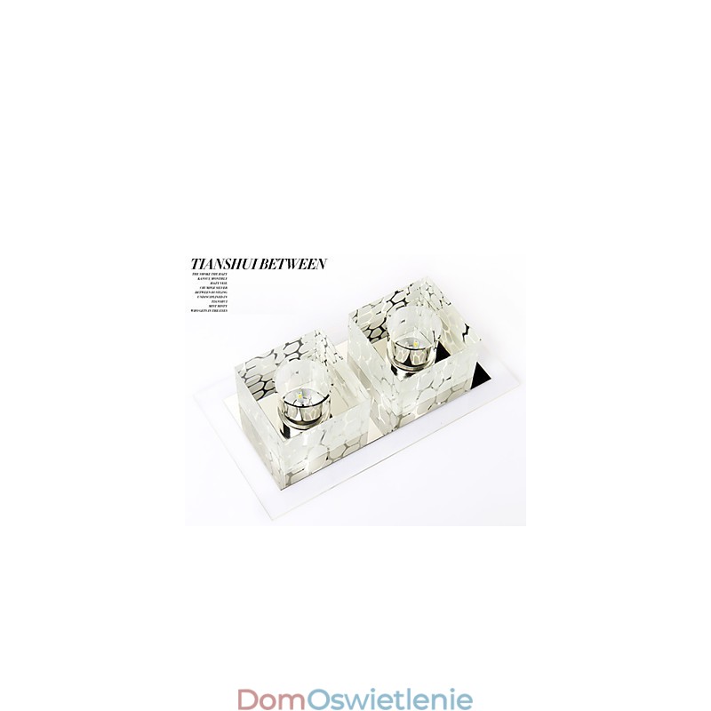 27*15*5CM Kryształowa lampa sufitowa Reflektor SMD 6W Kreatywna lampa świetlna Kolorowa kolorowa kopuła świetlna