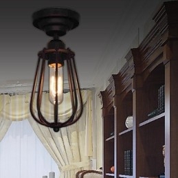 Lampy sufitowe 1 światło retro eleganckie artystyczne MS 86263