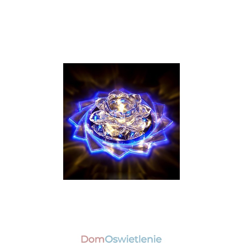 20*8,5CM Mini kryształowa lampa sufitowa Spotlight 3W kreatywna lampa rurowa Kolorowa kolorowa kwadratowa kopuła