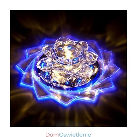 20*8,5CM Mini kryształowa lampa sufitowa Spotlight 3W kreatywna lampa rurowa Kolorowa kolorowa kwadratowa kopuła