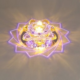 20*8,5CM Mini kryształowa lampa sufitowa Spotlight 3W kreatywna lampa rurowa Kolorowa kolorowa kwadratowa kopuła