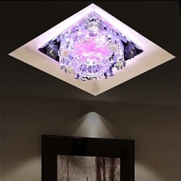 Kwadratowa lampa ospy Kryształowa lampa Kreatywne światło kopuły Lampa rurowa Światło