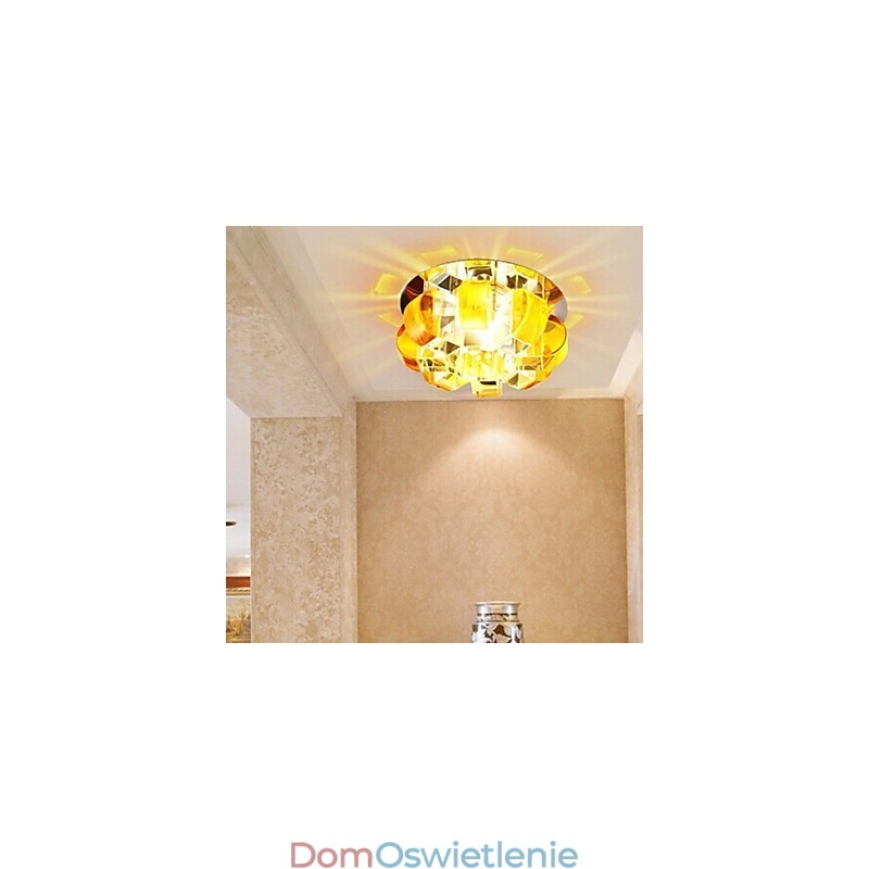 12*4,5 cm kryształowa lampa SMD CreativeTube reflektor pochłaniający światło kopuły